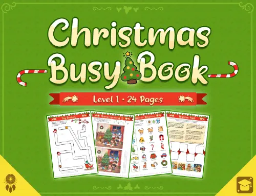 Product Image for Christmas Busy Book (Level 1)