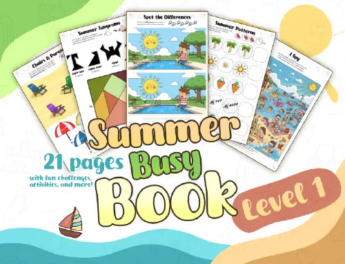 Product Image for Summer Busy Book